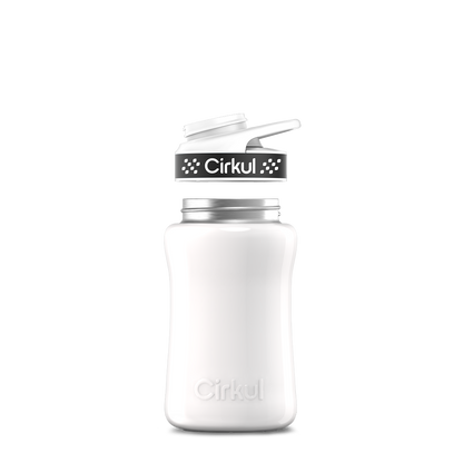 12oz. Stainless Steel Bottle & Comfort Grip Lid