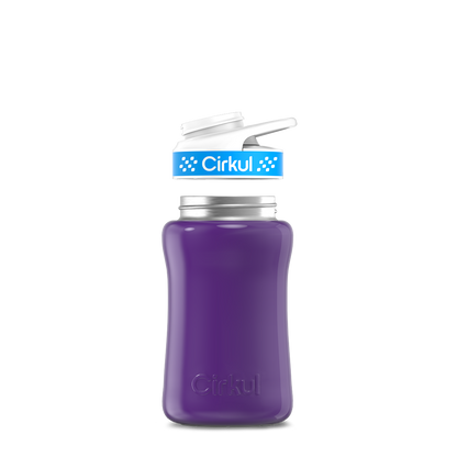 12oz. Stainless Steel Bottle & Comfort Grip Lid